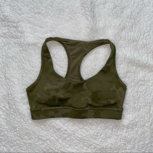 Ptula Camo Racerback Sports Bra